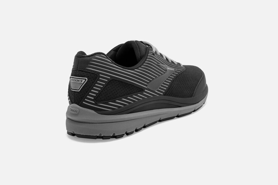 Brooks Running Shoes - Addiction Walker Suede Mens - Black - OJS-295370